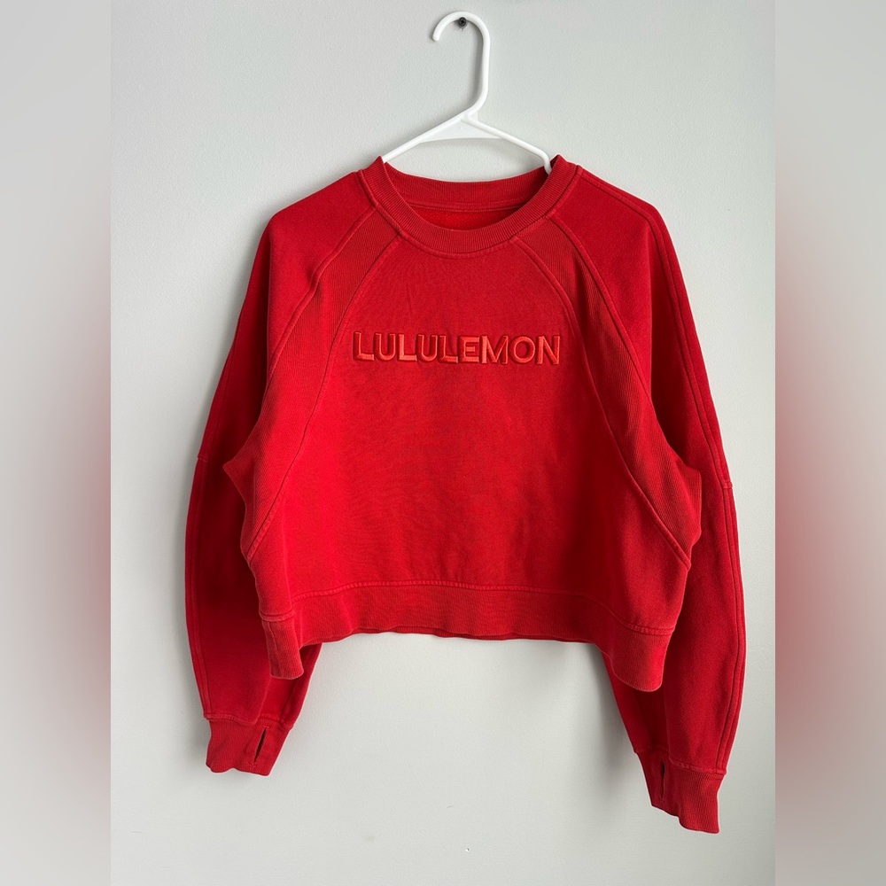 Lululemon Scuba Oversized Pullover Wordmark